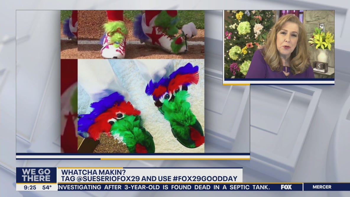 Whatcha Makin: Custom Phillie Phanatic shoes